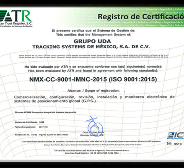 CERTIFICACIÓN
